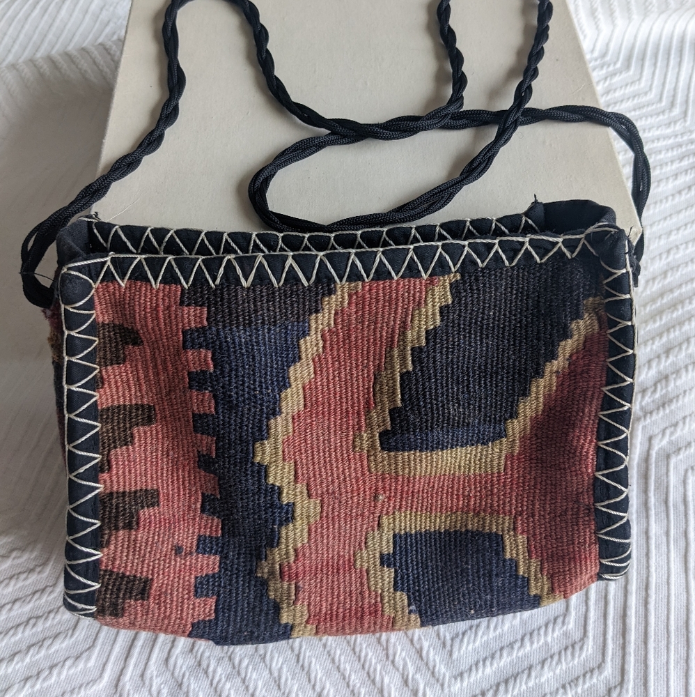 Armenian carpet shoulder bag